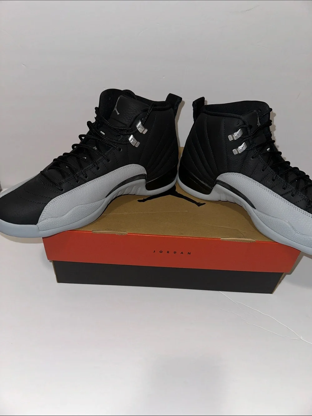 Jordan Men’s High-Top Sneakers in Black and Gray